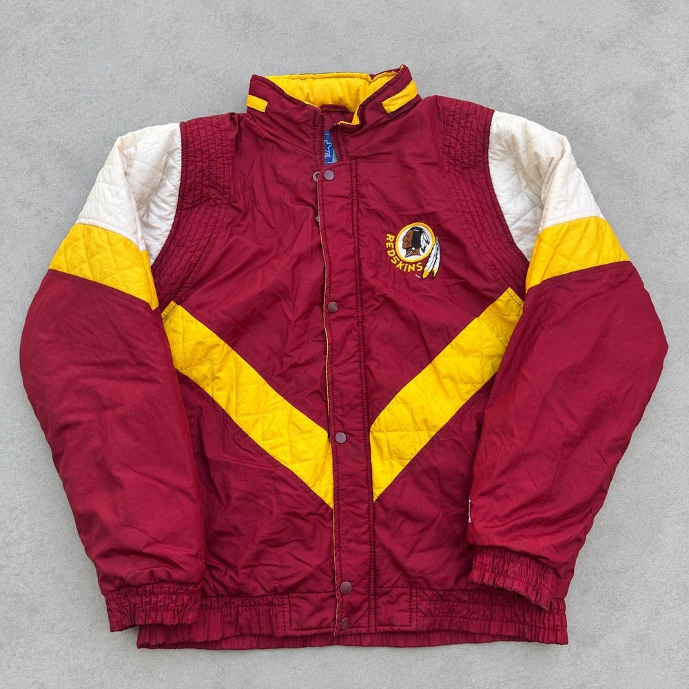 Vintage Starter Washington Redskins NFL Jacket Medium Burgundy Gold 90s RARE